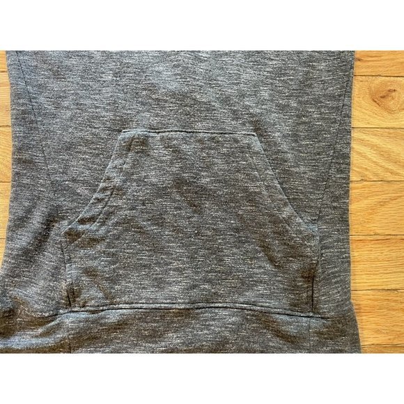 ATHLETA $88 Studio Cowl Sweatshirt Dark Gray Thumbholes Kangaroo Pocket Size XXS - Picture 6 of 6